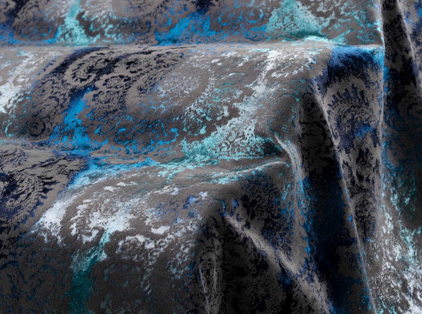 Mööblikangas Barok Medallion 406 Blu Mööblikangas Barok Medallion 406 Blu