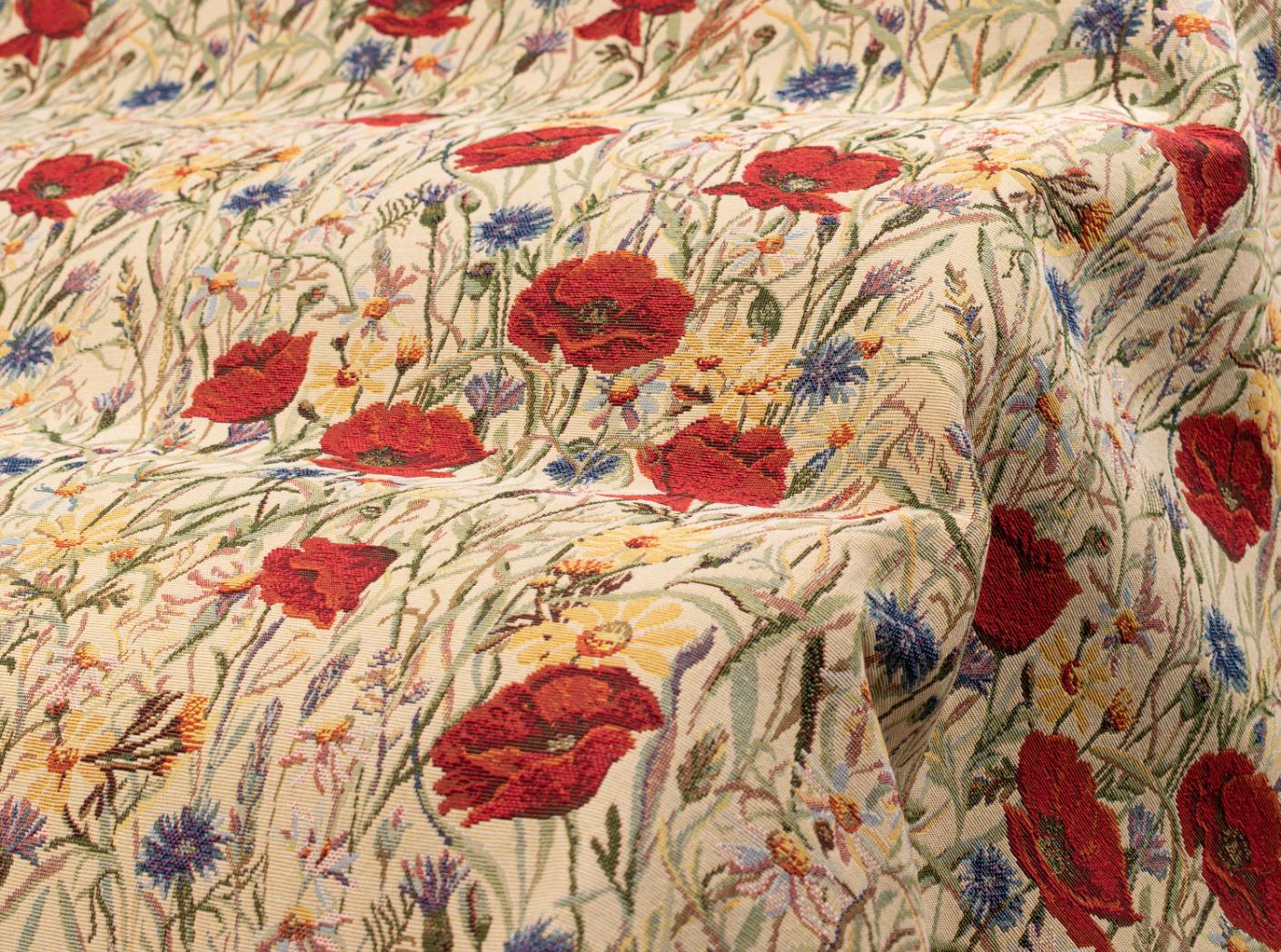 Mööblikangas Nostalgi Vallmo Mööblikangas Nostalgi Vallmo