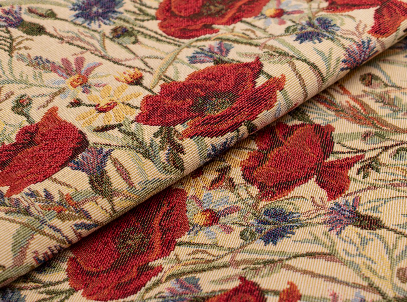 Mööblikangas Nostalgi Vallmo Mööblikangas Nostalgi Vallmo