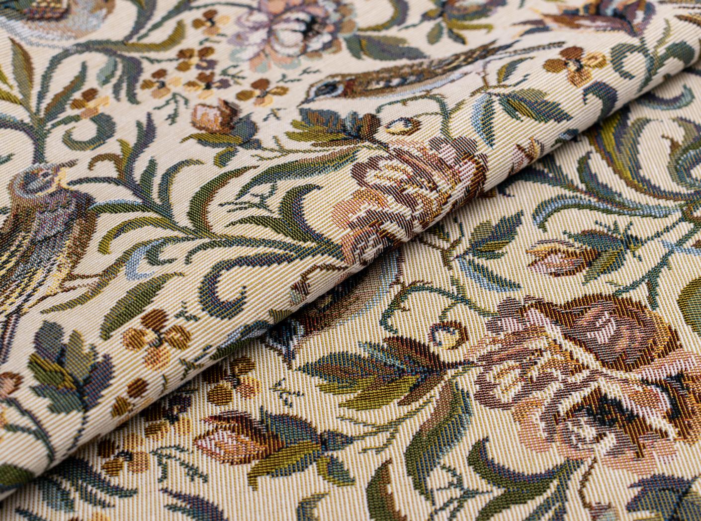 Mööblikangas Nostalgi Lövsångare Mööblikangas Nostalgi Lövsångare