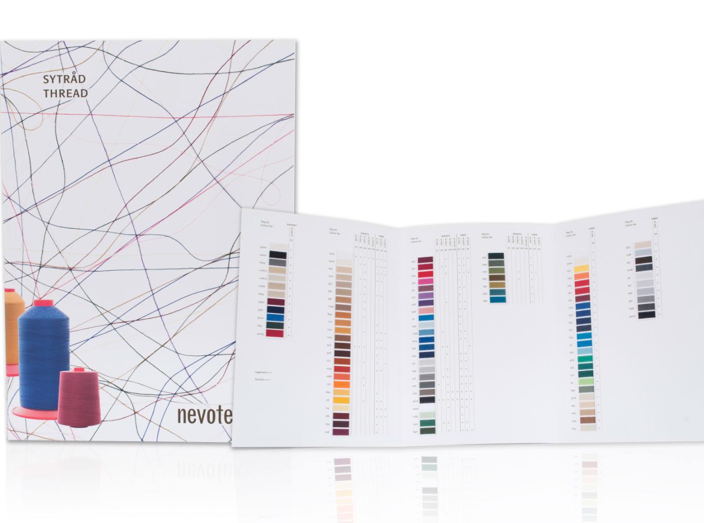 NÄIDIS Õmblusniitide kaart SERAFIL NÄIDIS Õmblusniitide kaart SERAFIL