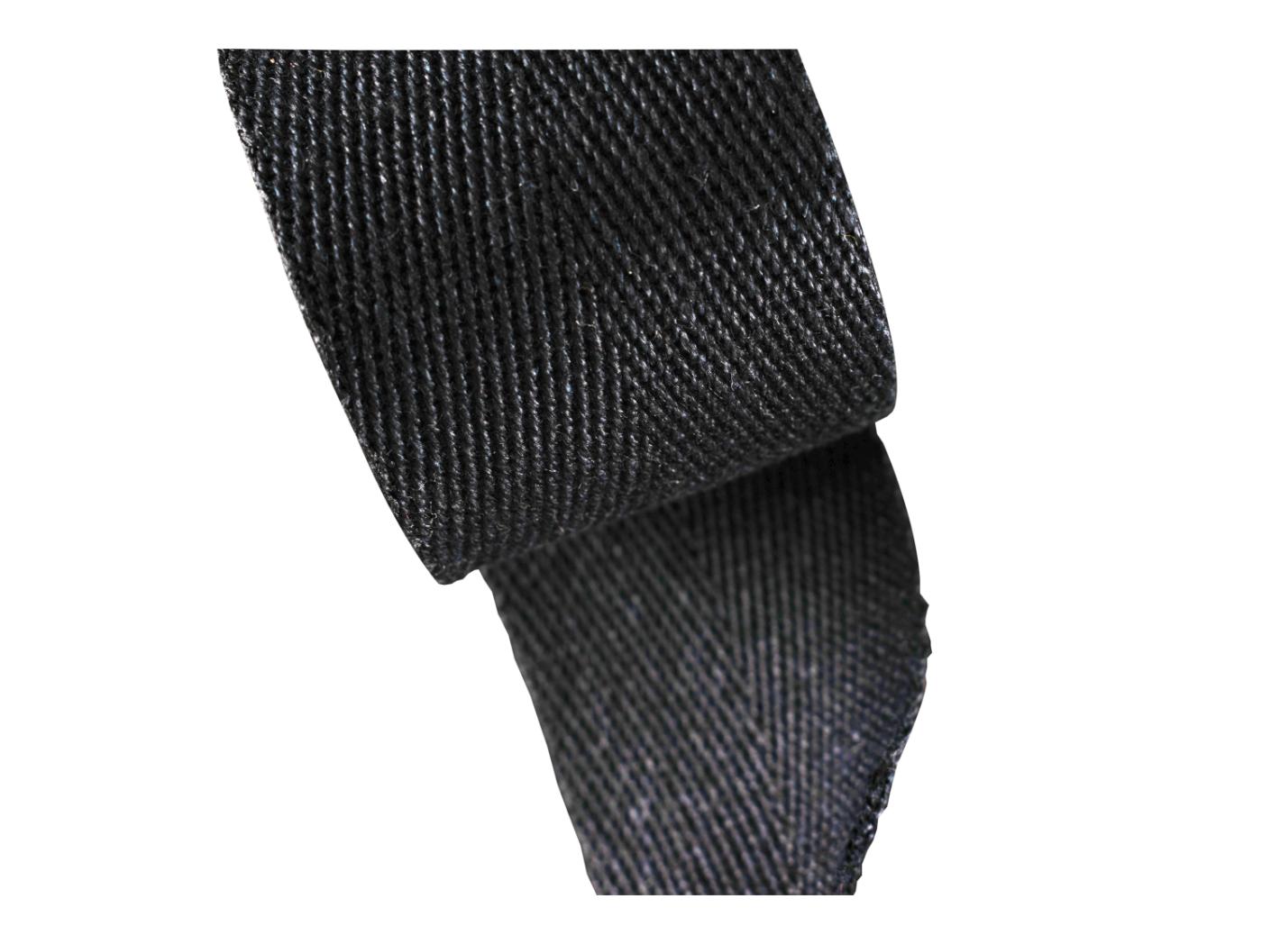 Linane sadulavöö Must Lin/Must puuvill 50mm, 25m/rle Linane sadulavöö Must Lin/Must puuvill 50mm, 25m/rle