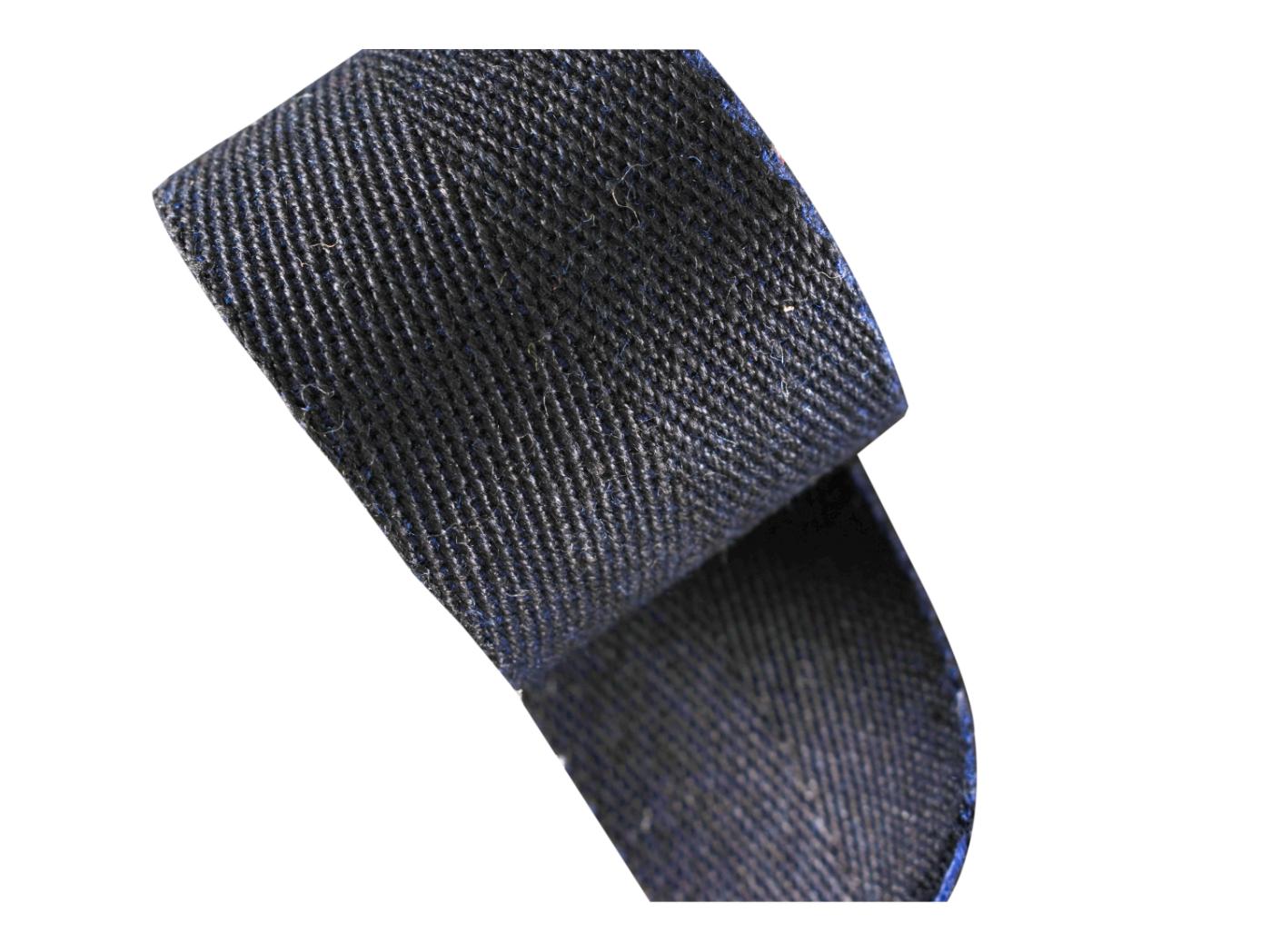 Linane sadulavöö Must Lin/Marine puuvill 50mm, 25m/rle Linane sadulavöö Must Lin/Marine puuvill 50mm, 25m/rle