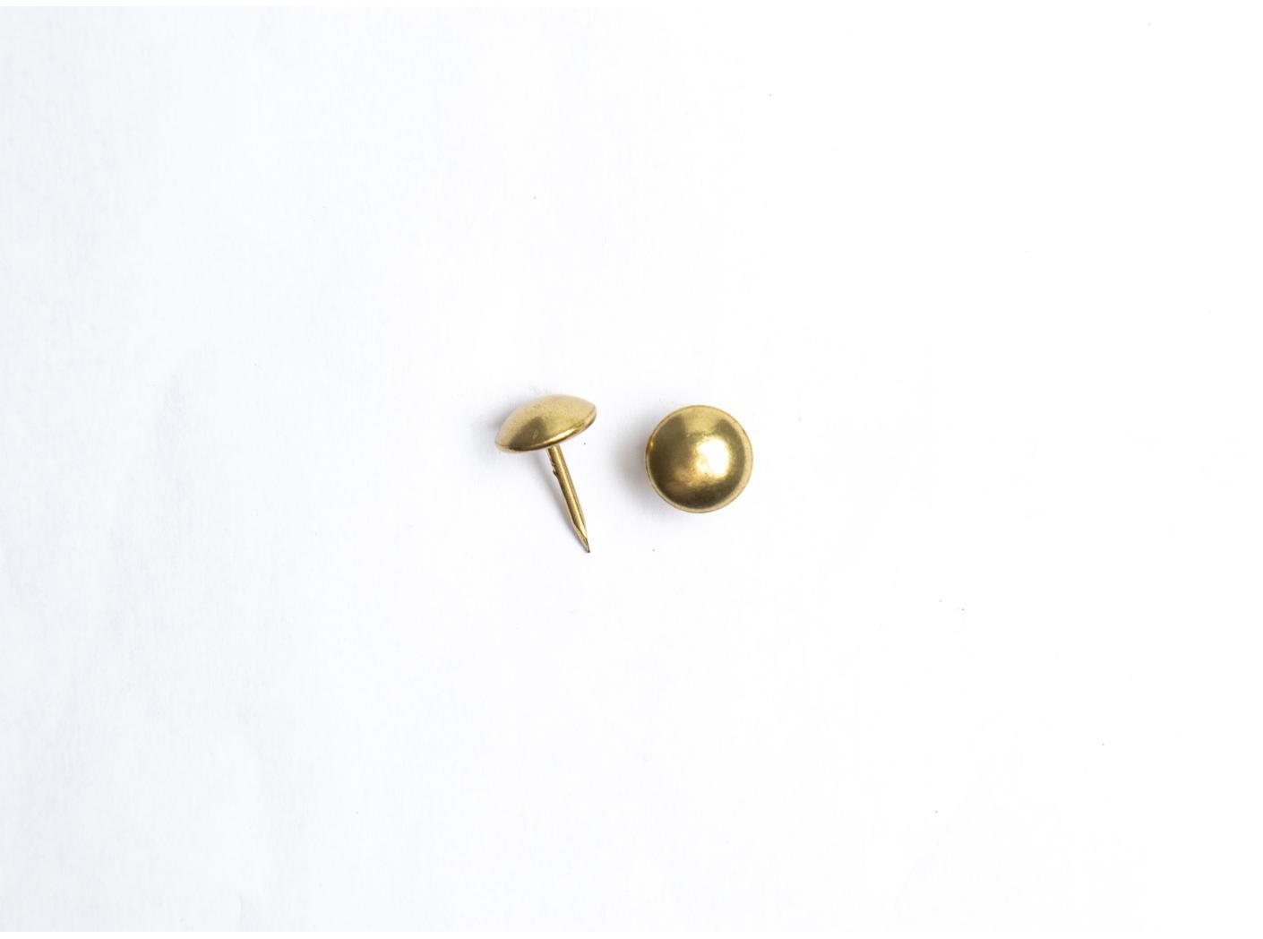 Dekoratiivnael Mässing Z110, Ø 10,0 mm 1000st/fp Dekoratiivnael Mässing Z110, Ø 10,0 mm 1000st/fp