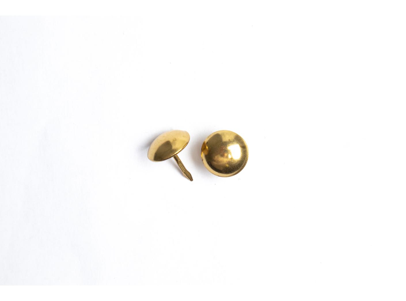 Dekoratiivnael Mässing Z160, Ø 12,5 mm 1000st/fp Dekoratiivnael Mässing Z160, Ø 12,5 mm 1000st/fp