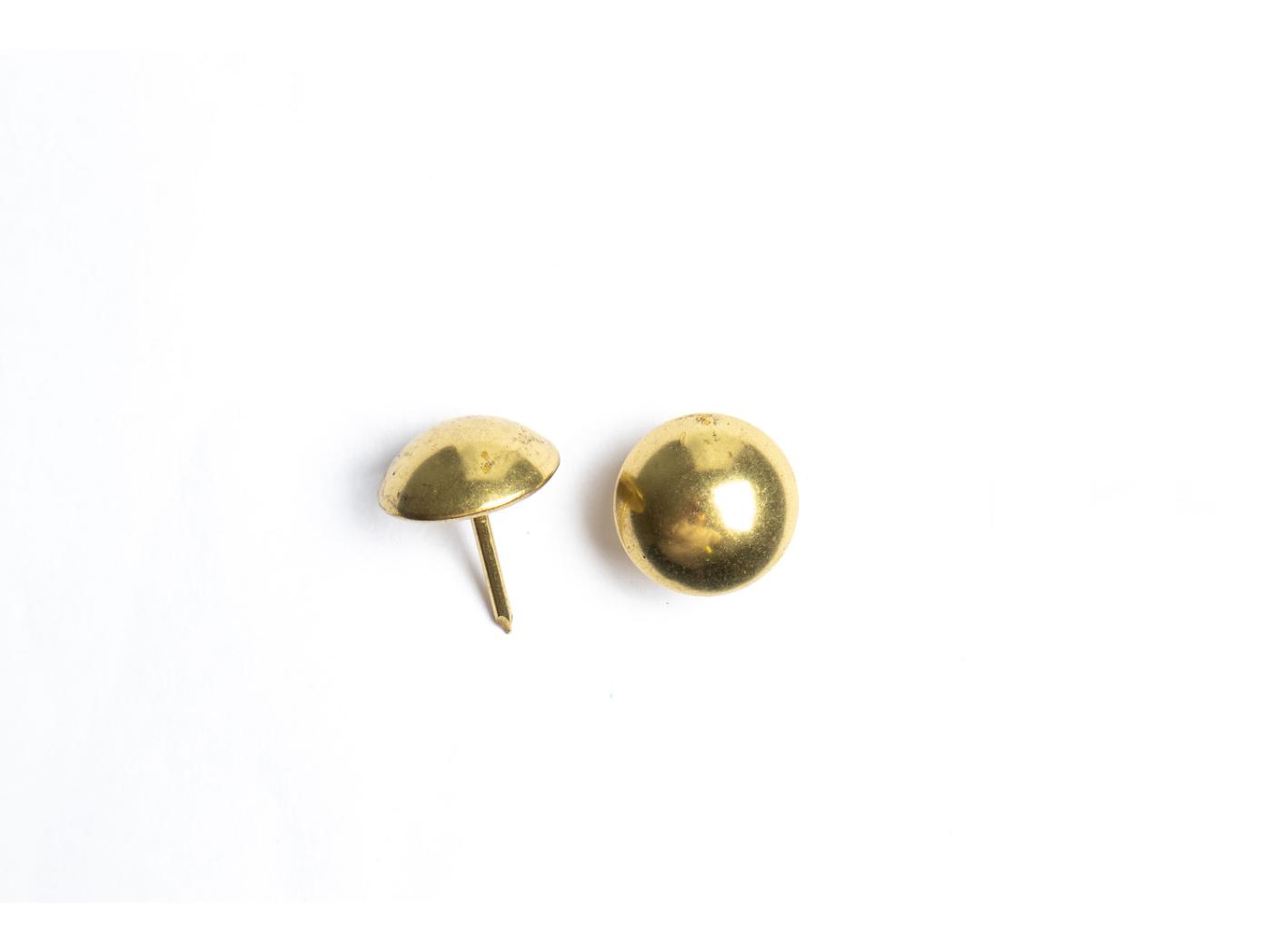 Dekoratiivnael Mässing Z1504, Ø 18,0 mm 250st/fp Dekoratiivnael Mässing Z1504, Ø 18,0 mm 250st/fp