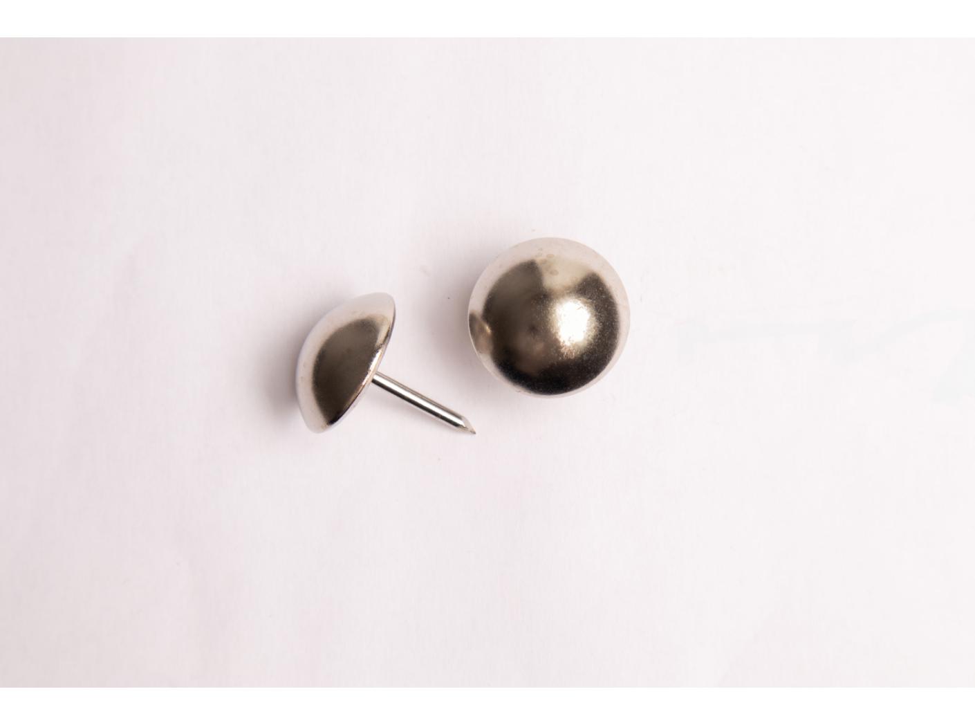 Dekoratiivnael kroomitud Z1504, Ø 18,0 mm 250st/fp Dekoratiivnael kroomitud Z1504, Ø 18,0 mm 250st/fp