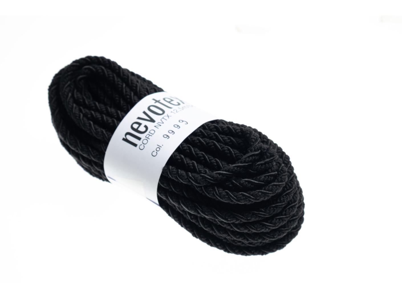 Mööblinöör NVTX 9999 must matt/läikiv 12,5m/pakk Mööblinöör NVTX 9999 must matt/läikiv 12,5m/pakk