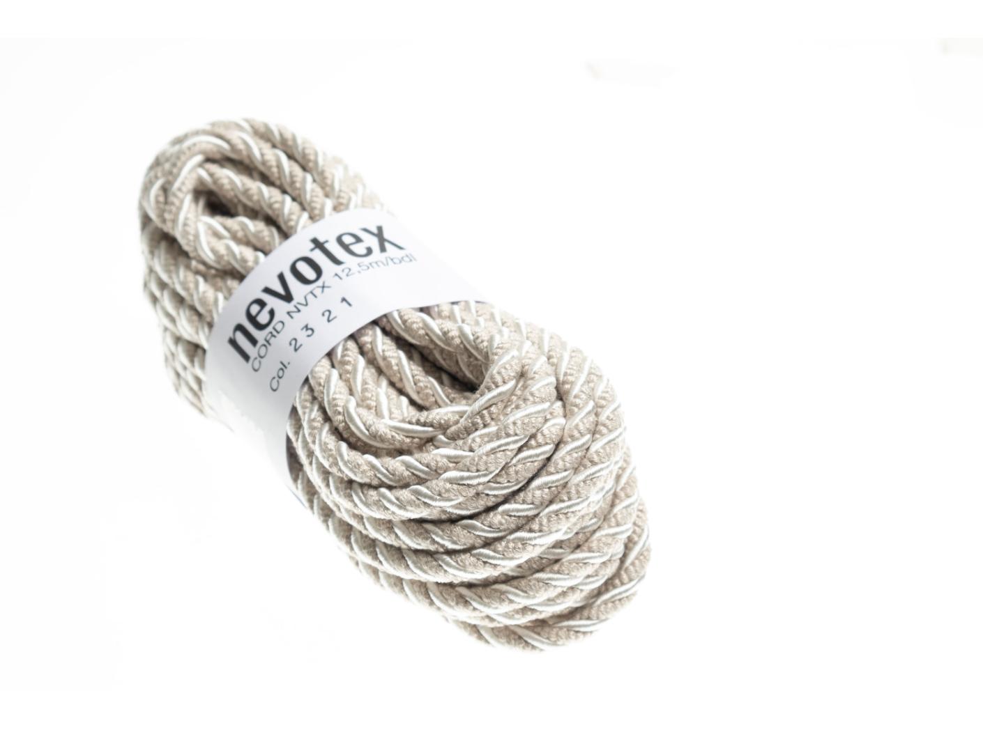 Mööblinöör NVTX 2321 hall/valge matt/läikiv 12,5m/pakk Mööblinöör NVTX 2321 hall/valge matt/läikiv 12,5m/pakk