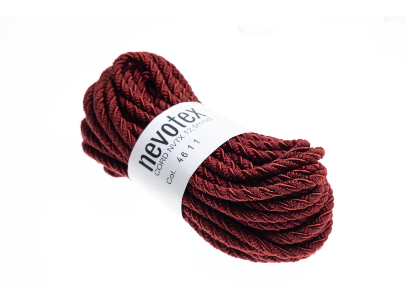 Mööblinöör NVTX 4611 tumepunane matt/läikiv 12,5m/pakk Mööblinöör NVTX 4611 tumepunane matt/läikiv 12,5m/pakk