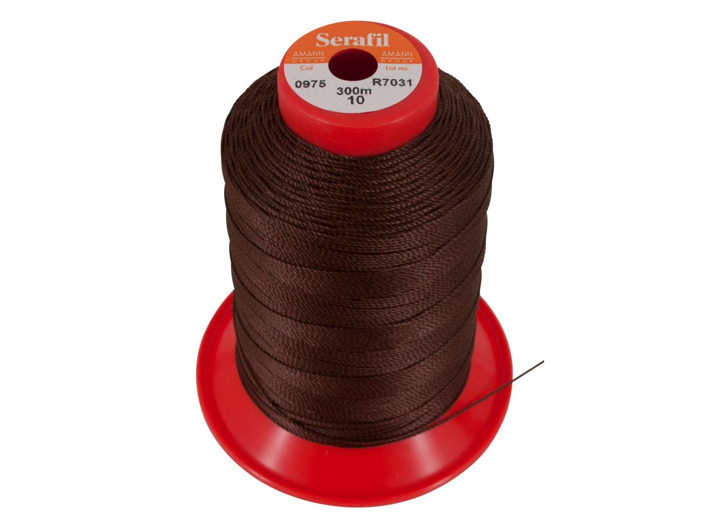 Niit Serafil 10, värv 975, 300 m (tumepruun) Niit Serafil 10, värv 975, 300 m (tumepruun)