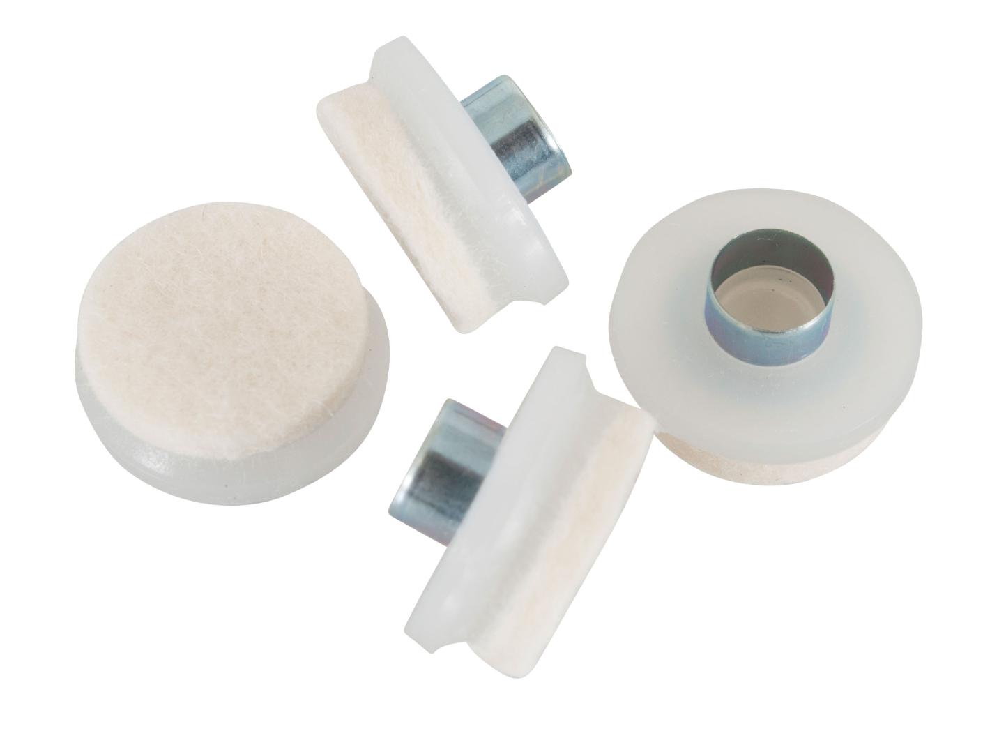 Põrandakaitse 105B valge, 20mm,vilt & neet (300tk) Põrandakaitse 105B valge, 20mm,vilt & neet (300tk)