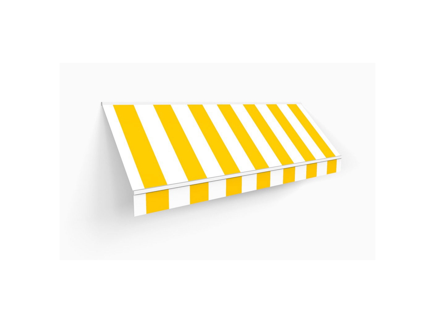 Markiisikangas Docril Stripe 00011 White/Yellow, 120cm Markiisikangas Docril Stripe 00011 White/Yellow, 120cm