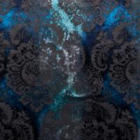 Mööblikangas Barok Medallion 406 Blu