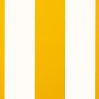 Markiisikangas Docril Stripe 00011 White/Yellow, 120cm