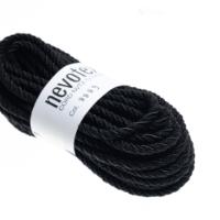 Mööblinöör NVTX 9999 must matt/läikiv 12,5m/pakk