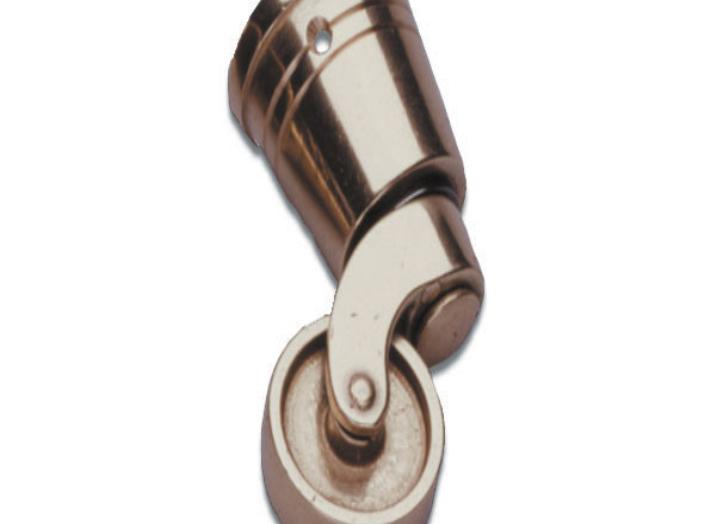 Mööbliratas, messing, kõrgus 71mm, Ø (kauss) 31mm Mööbliratas, messing, kõrgus 71mm, Ø (kauss) 31mm